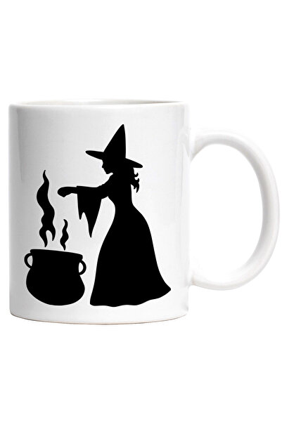 StoryGift Romania Cana cu o vrajitoare care prepara o noua potiune intr-un ce...