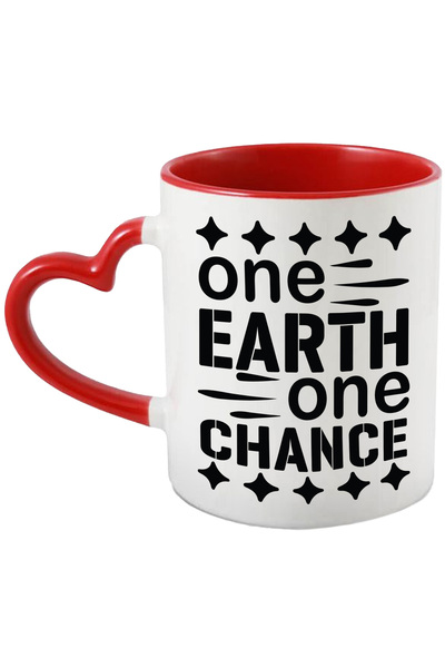 StoryGift Romania Cana cu textul "One Earth, one chance" - un Pamant o sansa ...