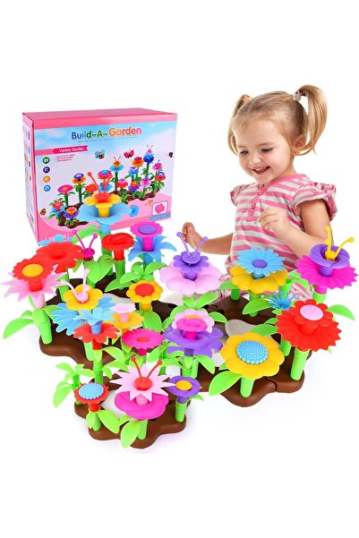 kramow Играчка за цветна градина, 104 части, многоцветна, Kramow