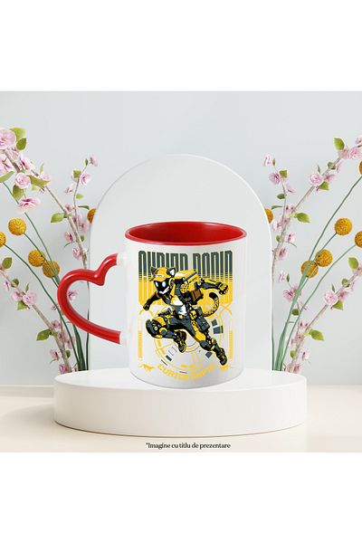 StoryGift Romania Cheetah Mug - Fast Home Delivery Driver, 330ml, Ceramic with Handle I, With, STG.