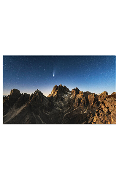 StoryGift Romania Tablou Canvas Grupul Marmarole Cu Cimon Del Froppa, Dolomitii, Cimon Del Froppa, Stele, Noapte,