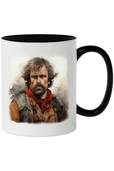 StoryGift Romania Mug With Peter Dinklage, Actor, Celebrity, Movies, GOT, Multicolor 330 ml, Ceram, With ,STG