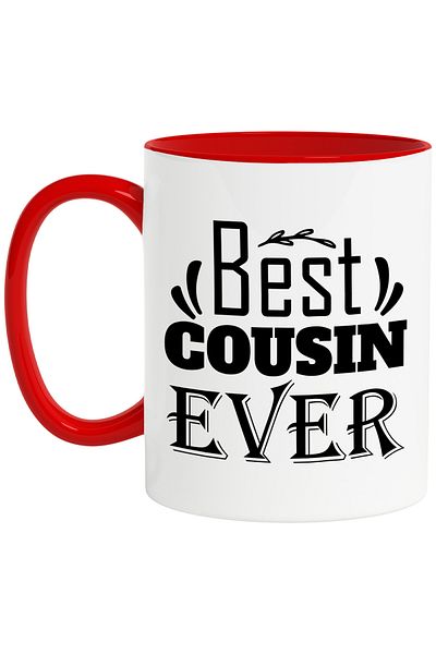 StoryGift Romania Mug with the text in English "Best cousin ever" - the best cousin ever, With ,STG