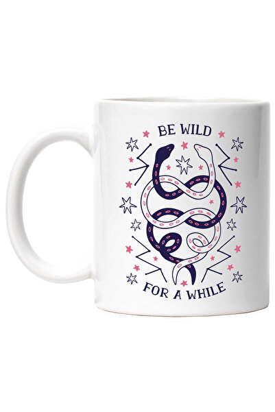 StoryGift Romania Cana Cu Mesaj In Engleza Be Wild For A While, Serpi, Stele,...