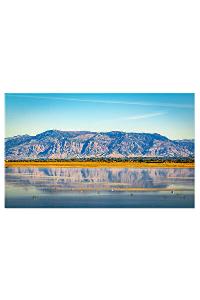 StoryGift Romania Tablou Canvas: Peisaj Desertic La Lacul Great Salt