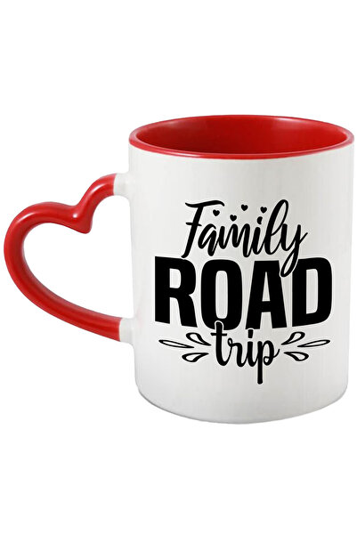 StoryGift Romania Cana cu inimioare si mesajul in engleza "Family road trip" ...