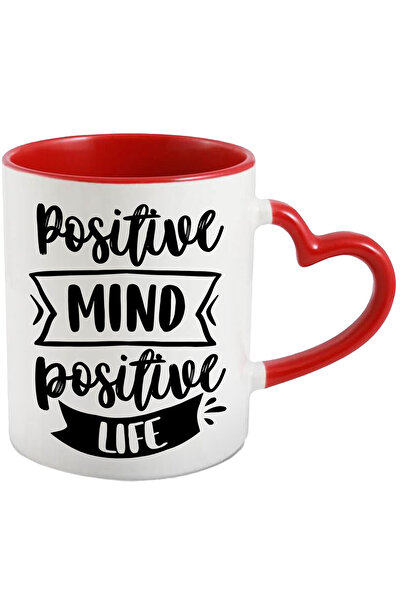 StoryGift Romania Cana cu textul "Positive mind, positive life" - minte pozit...