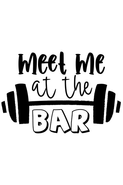 StoryGift Romania Sticker Exterior Cu Textul "meet Me At The Bar" - Intalnest...