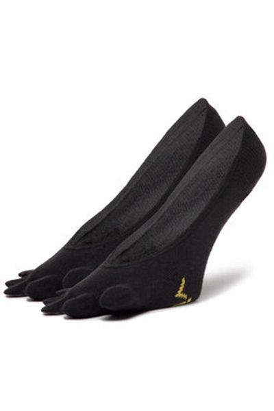 Vibram Fivefingers Unisex No-show Socks Black Adults
