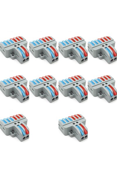 Maroces 10 ADET PCT-623 2 GİRİŞ 6 ÇIKIŞ HIZLI KABLO BİRLEŞTİRİCİ