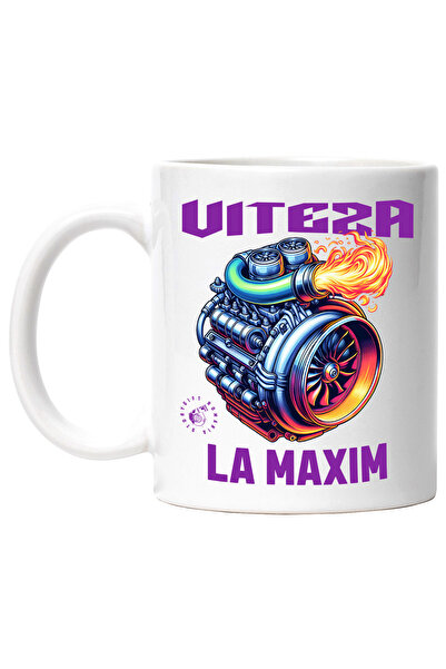 StoryGift Romania Cana La Viteza La Maxima Putere Turbina Motor Masina, 330ml...