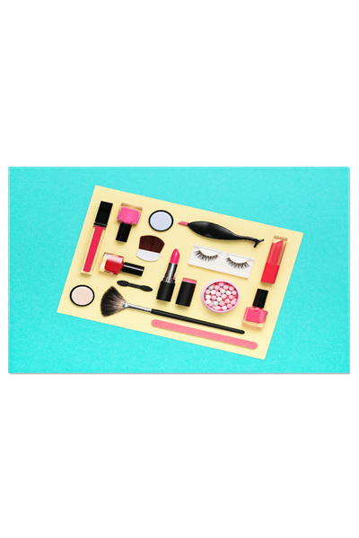 StoryGift Romania Tablou Canvas Set De Cosmetice De Moda Colectie Eleganta De...