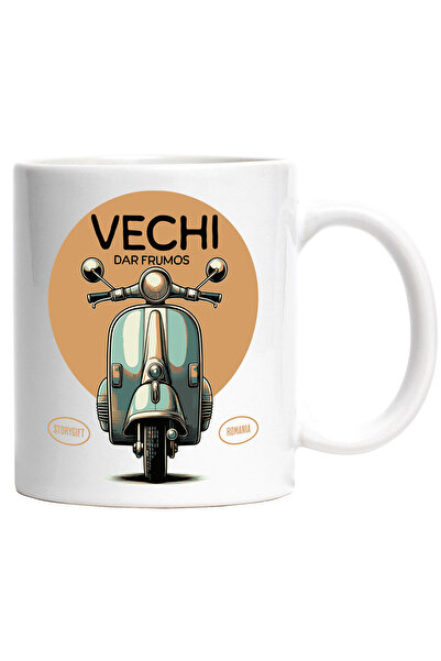 StoryGift Romania Cana Vechi, Dar Frumos Scuter Vintige Clasic Motor, 330ml, ...