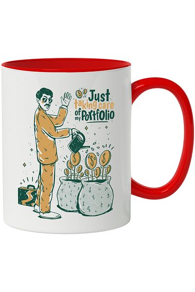 StoryGift Romania Mug With Message, Portfolio, Coins, Financial, Bags, Sprinkler, Multicolor 330 , With ,STG