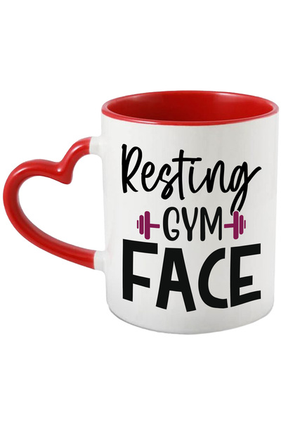 StoryGift Romania Cana cu haltera pentru iubitorii de fitness cu textul in en...