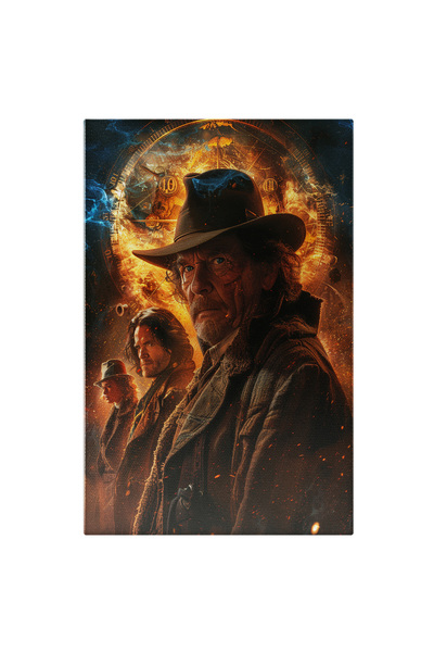 StoryGift Romania Tablou Canvas Trei Personaje Din Film Un Barbat Cu Ochii Al...