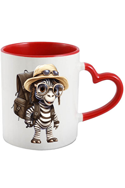 StoryGift Romania Cana cu o zebra exploratoare | ilustratie | expeditie | echipata | palarie | ghi, Cu ,STG