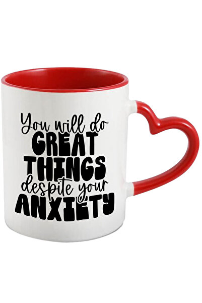 StoryGift Romania Cana cu mesajul "Tu vei face lucruri grozave in ciuda anxie...