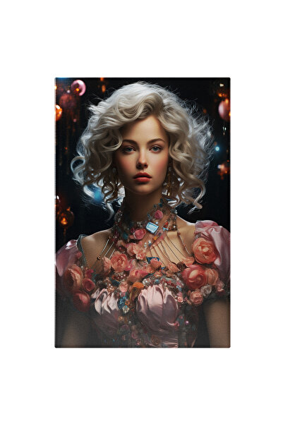 StoryGift Romania Tablou Canvas: Fotografie Extravaganta Cu Flori Si Pietre P...