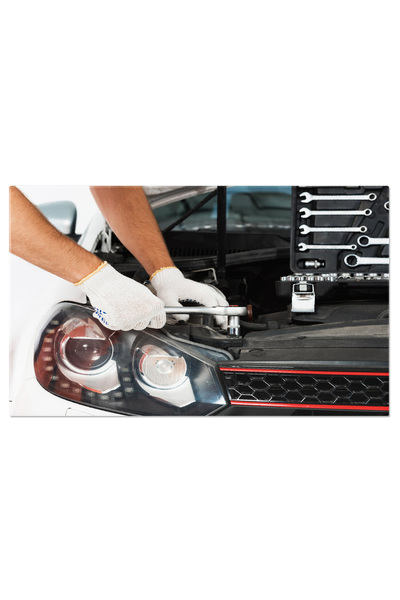 StoryGift Romania Tablou Canvas 140 x 90CM - Mecanic auto profesionist: repar...