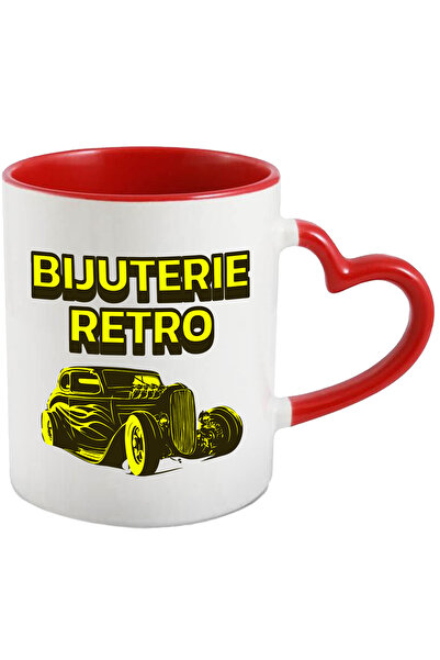 StoryGift Romania Cana bijuterie retro masina clasica vintige istorie , 330ml...