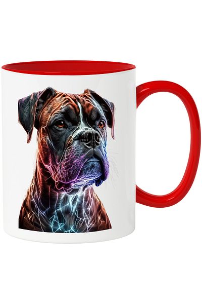 StoryGift Romania Robot Dog Portrait Mug, Firios, With Luminite, Sci-fi, Fantasy, Robot Dogs, With ,STG