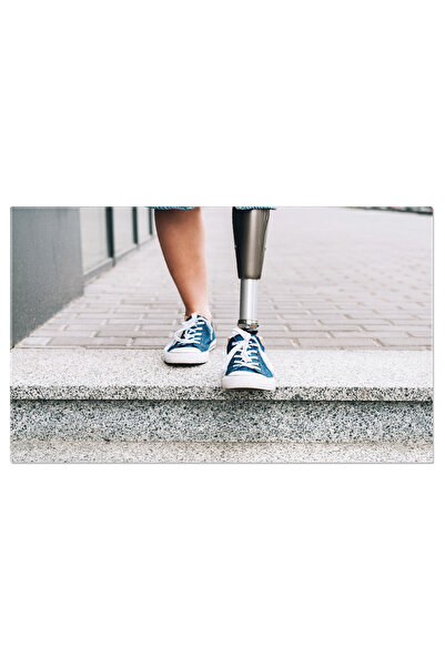 StoryGift Romania Tablou Canvas Cu Tanar Cu Dizabilitati, In Aer Liber - Sana...