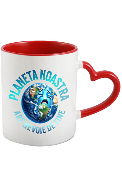 StoryGift Romania Cana cu Planeta Pamant Plangand Text Planeta Noastra Are Ne...