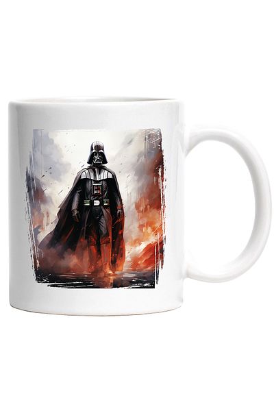 StoryGift Romania Cana Cu Anakin Skywalker, Darth Vader, Apa, Explozie, Ploaie, SF, Multicolor 330, Cu ,STG