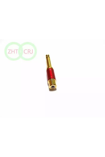 D Connect Dc-217 Rca 6 3 Mono Jack Converter Color Black