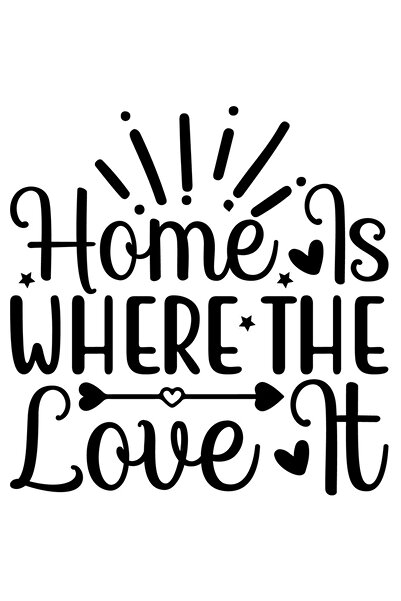 StoryGift Romania Sticker Exterior Cu Inimioare Si Stelute Cu Mesajul ""acasa...