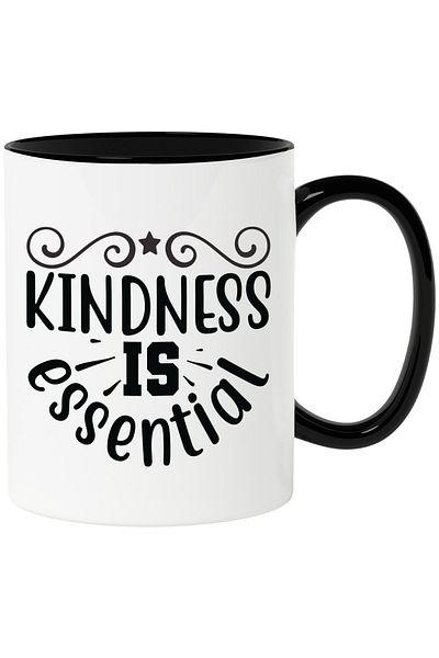 StoryGift Romania Mug with the text in English "Kindness is essential" - kindness is essential, With,STG