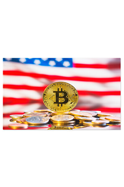 StoryGift Romania Tablou Canvas - Bitcoin: Criptomoneda Si Tranzactii In Lume...