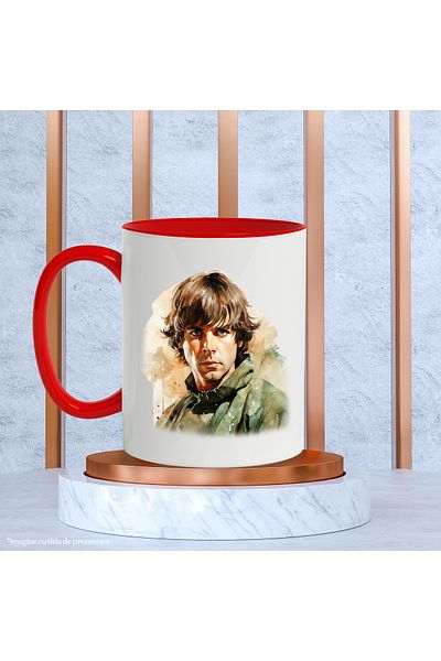 StoryGift Romania Luke Skywalker Mug, Star Wars, Fictional Character, Multicolor 330 ml, Ceramic, With,STG