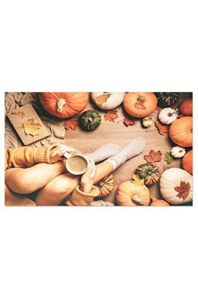 StoryGift Romania Tablou Canvas - Stil De Toamna: Picioare, Tacere, Si Bautur...