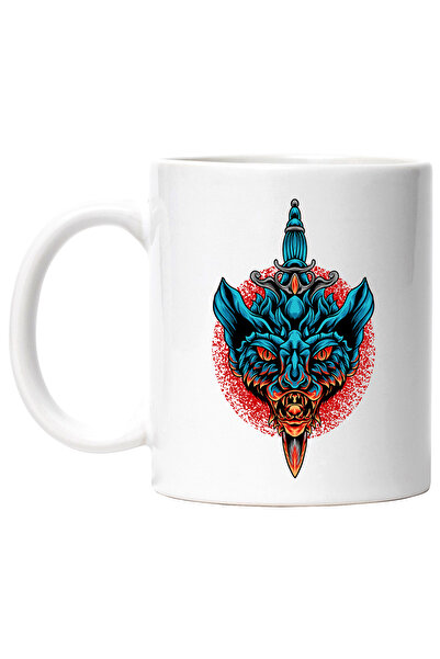 StoryGift Romania Cana Cu Cap De Liliac, Monstru, Pumnal, Zange, Cerc, Stropi...