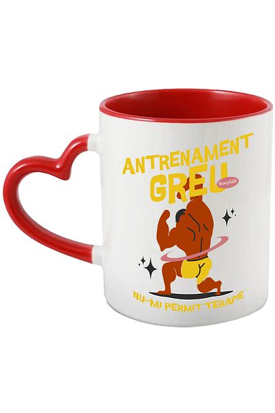 StoryGift Romania Hard workout mug I can't afford male therapy at the gym, 330ml, Ceramic with Ma, Cu, STG