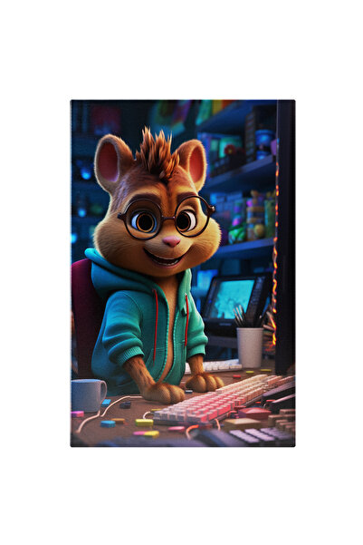 StoryGift Romania Tablou Canvas: Contemporan Veverita Explorand Universul Dig...