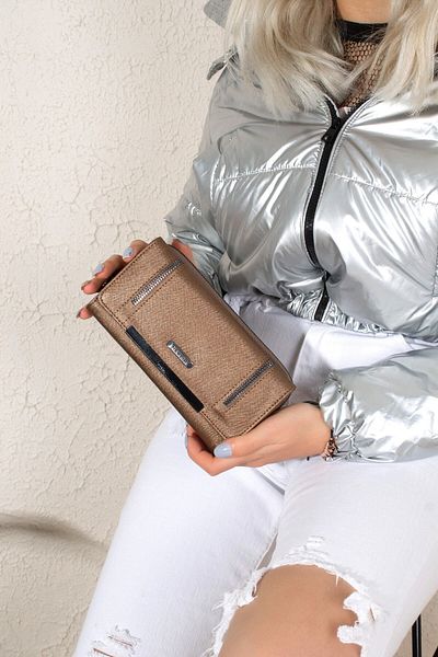 Newish Polo Women's Double Zipper Stripe Wallet
