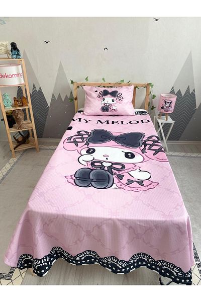 dekomingo My Melody Baby and Children's Room Pike Set with Pink Lace