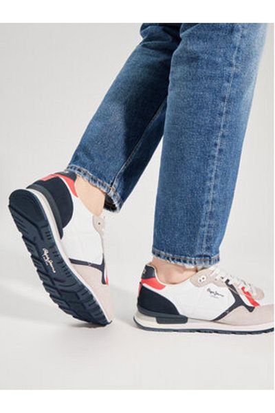 Pepe Jeans men's sneakers PMS40007 white