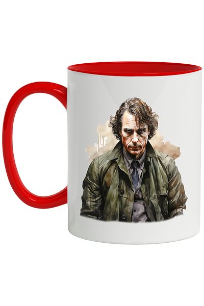 StoryGift Romania Mug With Joker, DC, Villain, Movie Lovers, Jacket, Multicolor 330 ml, Ce, Cu,STG