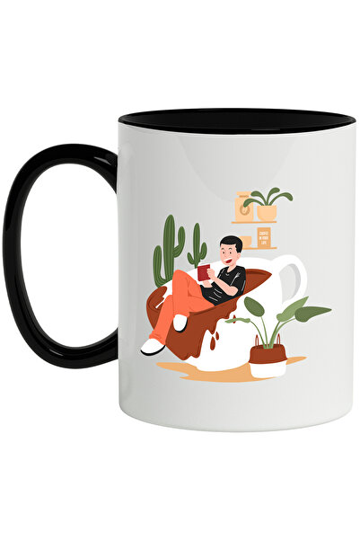 StoryGift Romania Cana Cu Muncitor, Semn, Casca, Constructii, Multicolor 330 ...