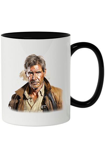 StoryGift Romania Han Solo Mug, Star Wars, Sci-Fi Movies, Character, Multicolor 330 ml, Wax, With ,STG