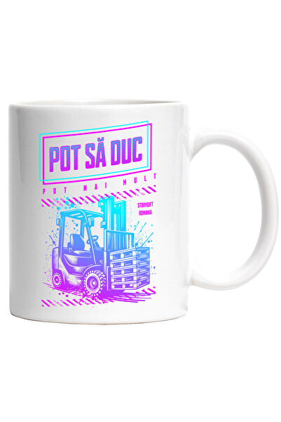 StoryGift Romania Cana Mesaj Motivational Pot sa duc mai mult Masina depozit,...