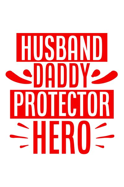 StoryGift Romania Sticker Eticheta 40CM Exterior cu textul "Sot, tatic, protector si erou" , Vinyl Rosu, 40 cm
