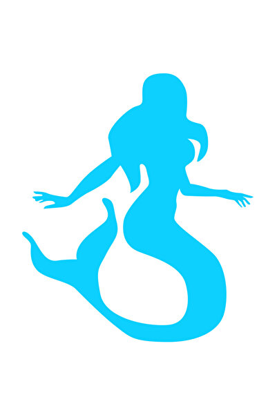 StoryGift Romania Sticker Exterior cu o sirena - creatura fantastica povesti ...