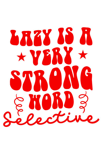 StoryGift Romania Sticker Autocolant 70CM Exterior cu mesajul "Lenes e un cuv...