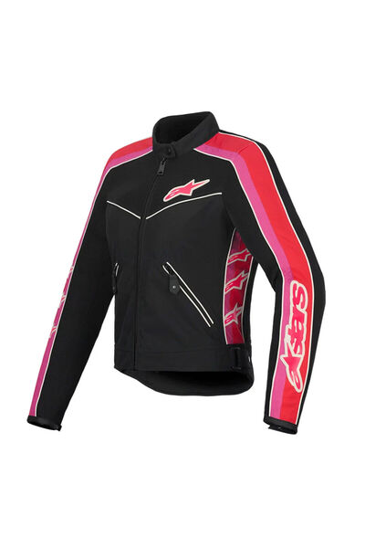 Alpinestars Stella T-dyno Air Korumalı Kadın Motosiklet Montu Siyah Kırmızı