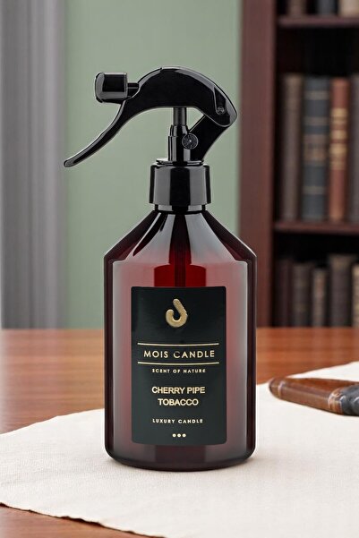 Mois Candle Cherry Pipe Tobacco Kumaş & Oda Spreyi – Tatlı Kiraz Ve Yoğun Tüt...